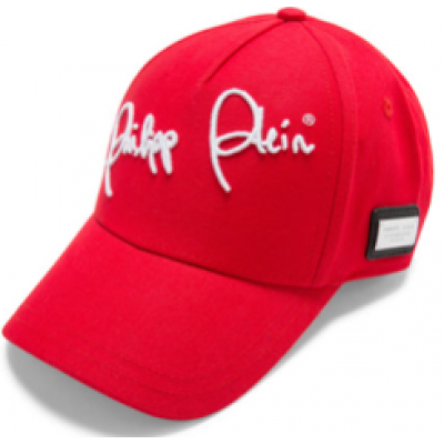 Philipp Plein Cap Red F18A-BAC0053-PTE004N_13 Philipp Plein Cap Red F18A-BAC0053-PTE004N_13